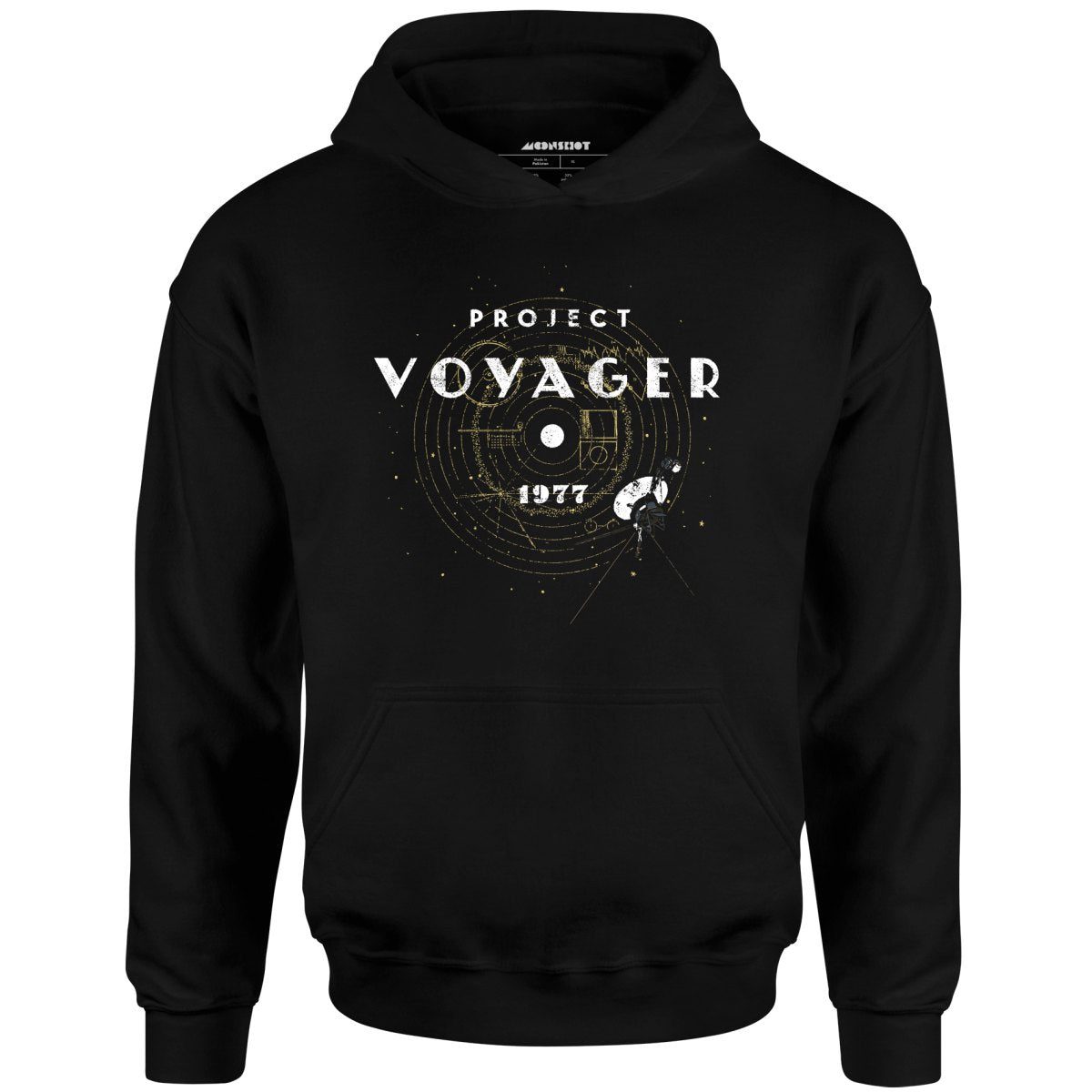 Project Voyager Mission – Golden Record – Unisex Hoodie