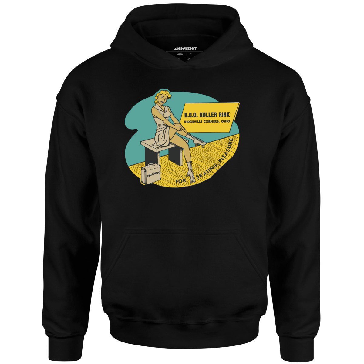 R.C.O. Roller Rink – Ridgeville Corners, Oh – Vintage Roller Rink – Unisex Hoodie