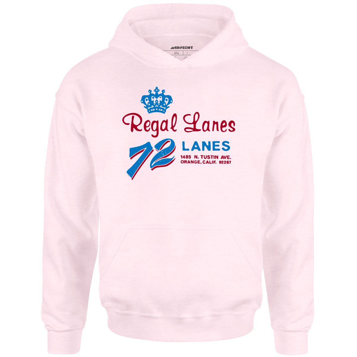 Regal Lanes – Orange, Ca – Vintage Bowling Alley – Unisex Hoodie