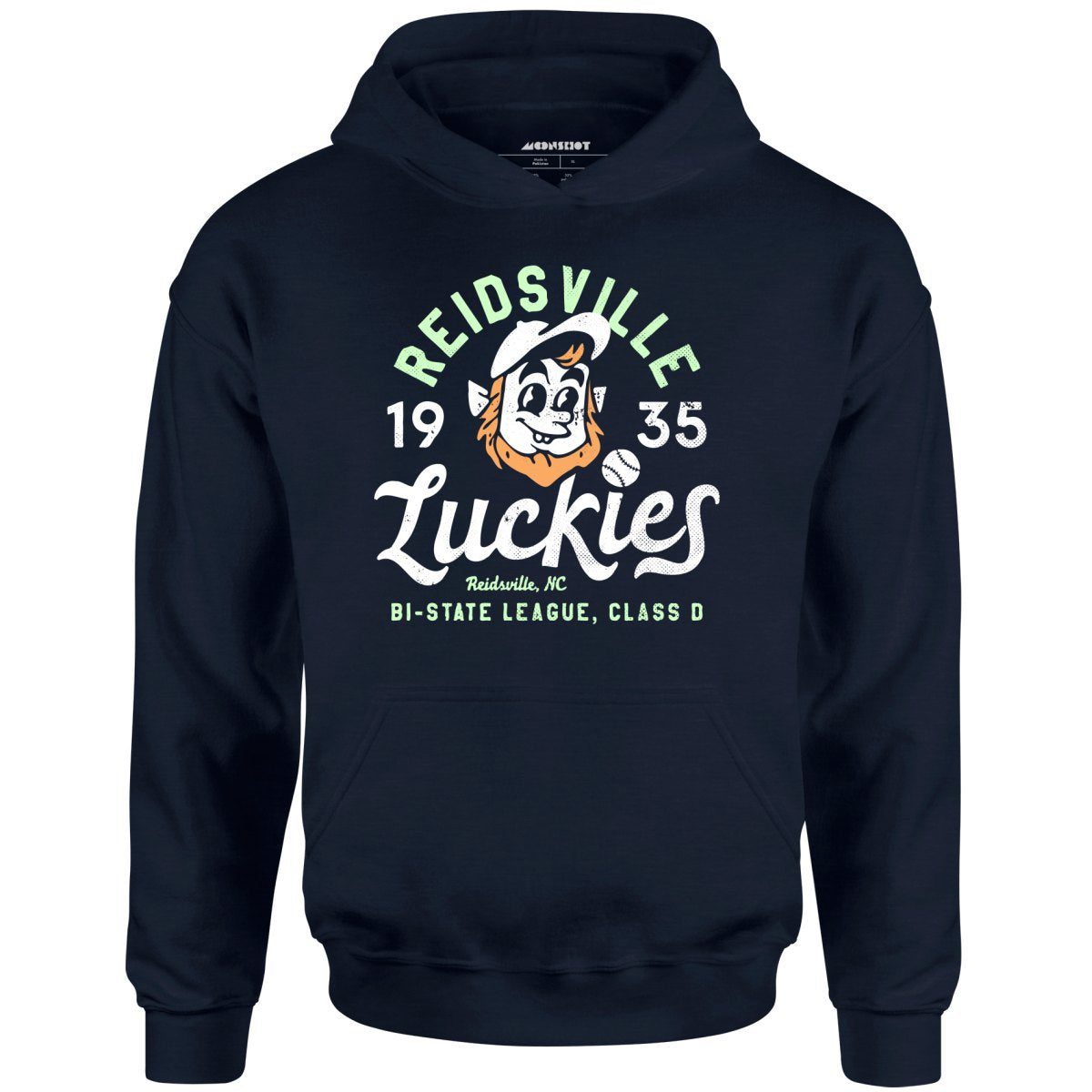 Reidsville Luckies – North Carolina – Vintage Defunct Baseball Teams – Unisex Hoodie