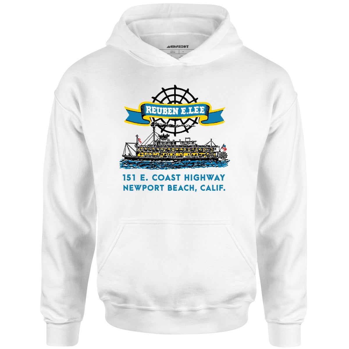 Reuben E. Lee – Newport Beach, Ca – Vintage Restaurant – Unisex Hoodie