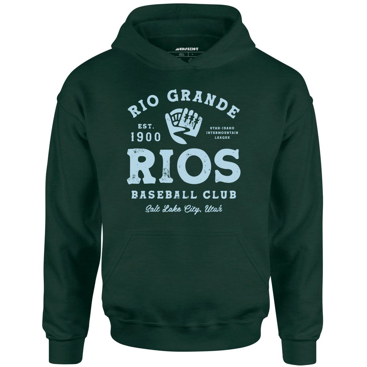 Rio Grande Rios – Utah – Vintage Defunct Baseball Teams – Unisex Hoodie