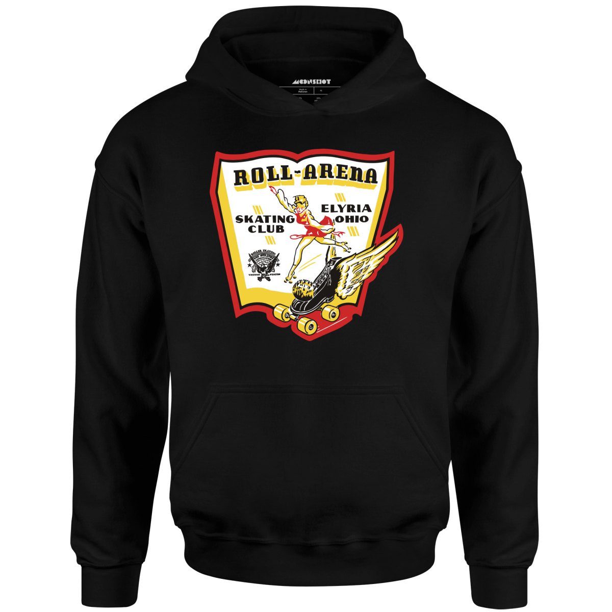 Roll-Arena – Elyria, Oh – Vintage Roller Rink – Unisex Hoodie