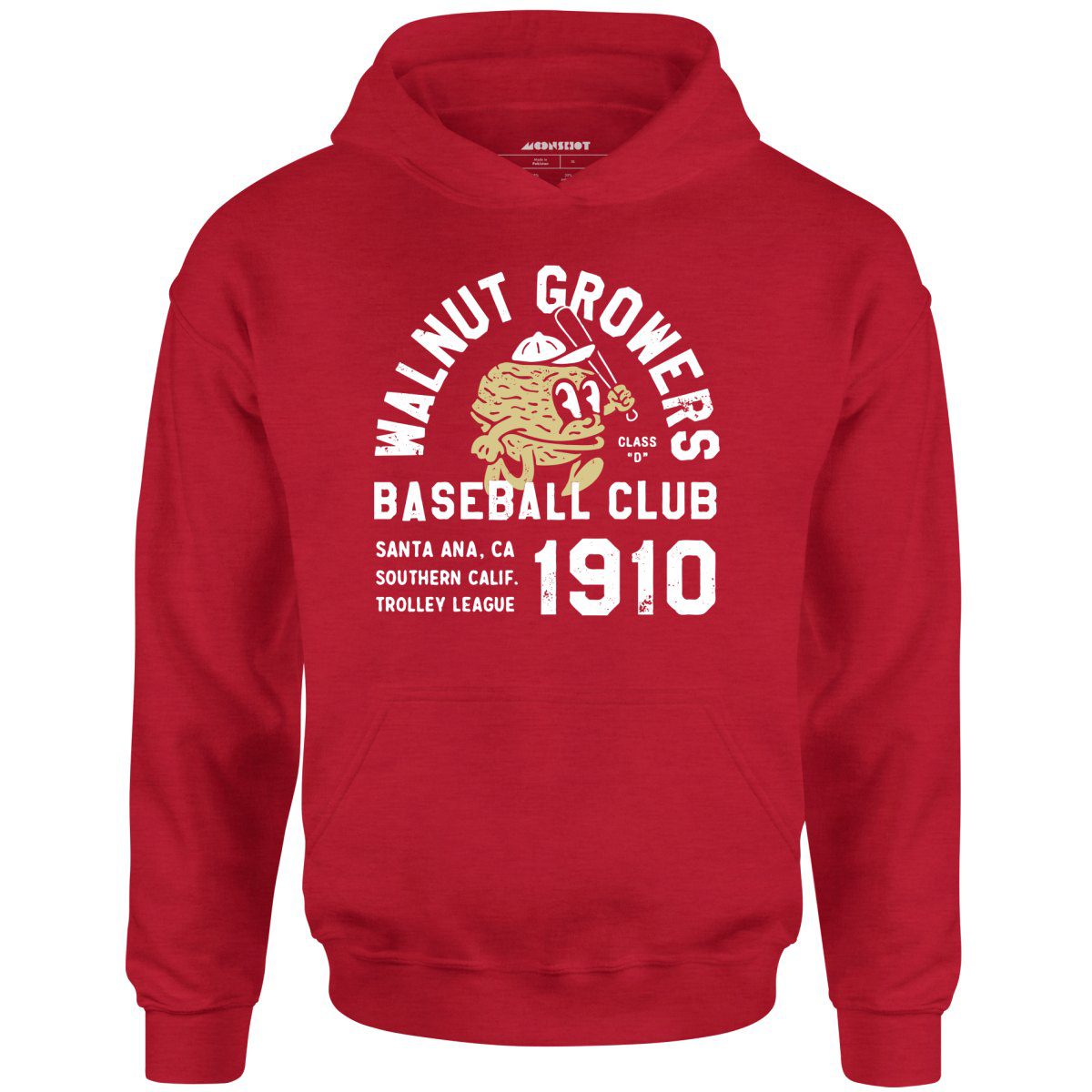 Santa Ana Walnut Growers – California – Vintage Defunct Baseball Teams – Unisex Hoodie