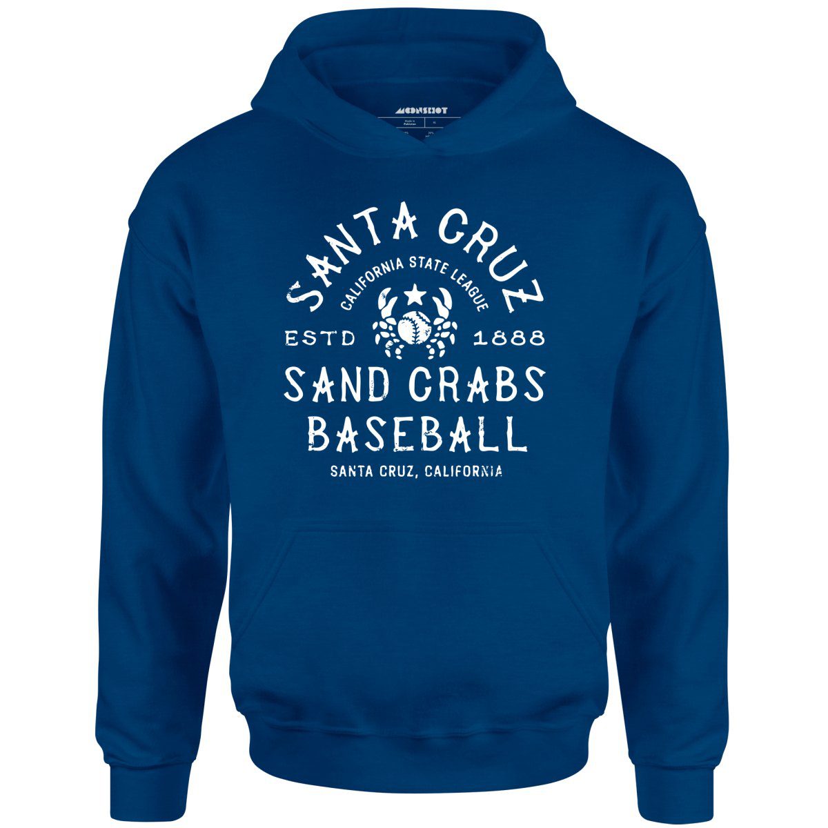 Santa Cruz Sand Crabs – California – Vintage Defunct Baseball Teams – Unisex Hoodie