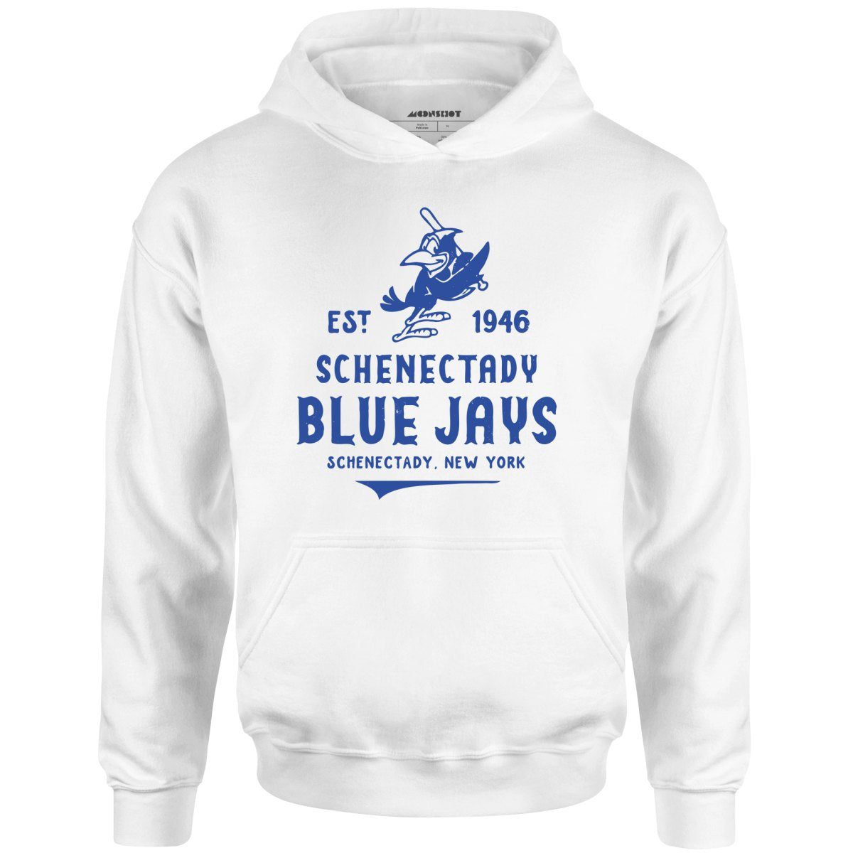 Schenectady Blue Jays – New York – Vintage Defunct Baseball Teams – Unisex Hoodie