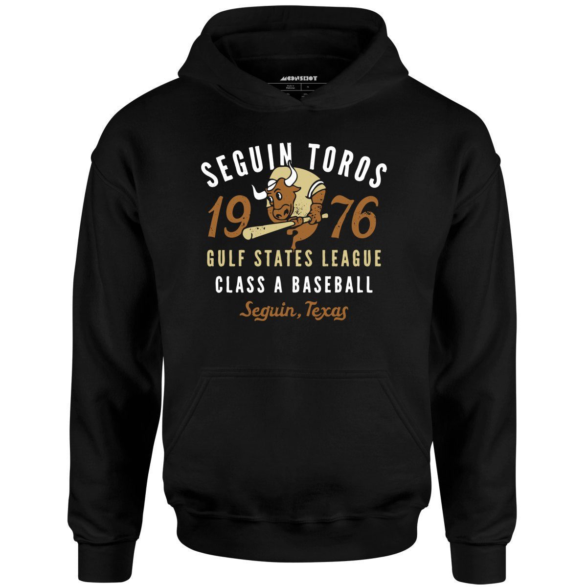 Seguin Toros – Texas – Vintage Defunct Baseball Teams – Unisex Hoodie