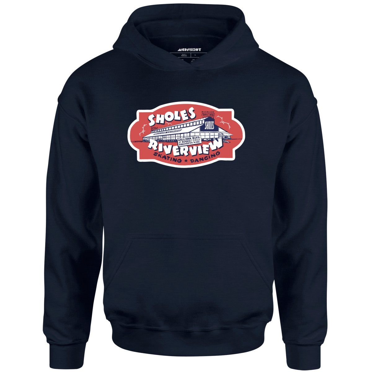 Sholes Riverview – Dorchester, Ma – Vintage Roller Rink – Unisex Hoodie