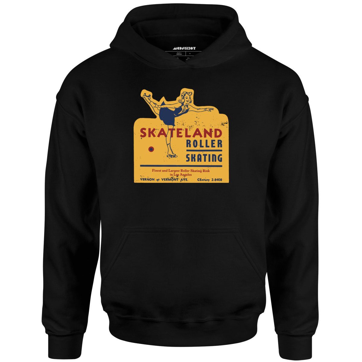 Skateland – Los Angeles, Ca – Vintage Roller Rink – Unisex Hoodie