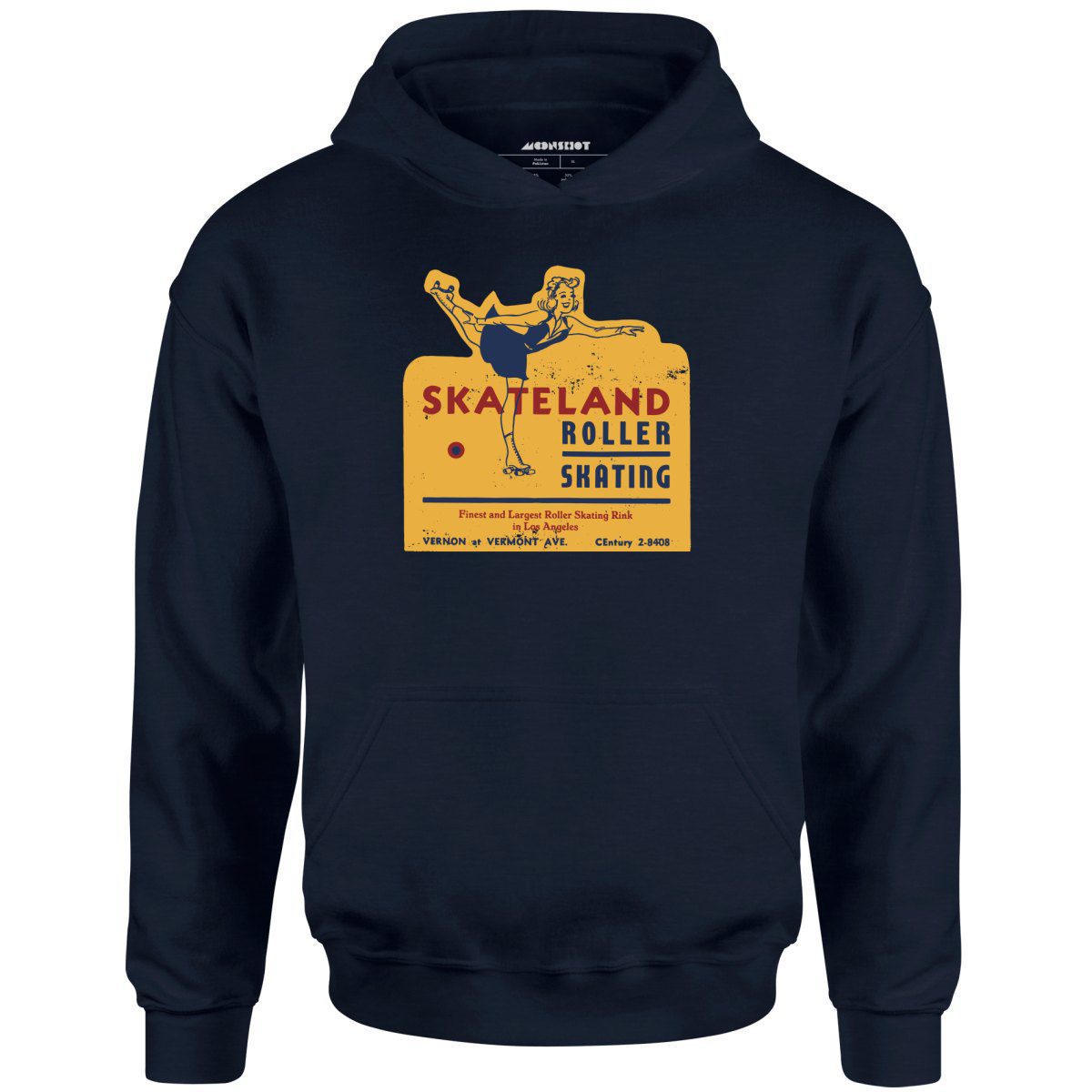 Skateland – Los Angeles, Ca – Vintage Roller Rink – Unisex Hoodie