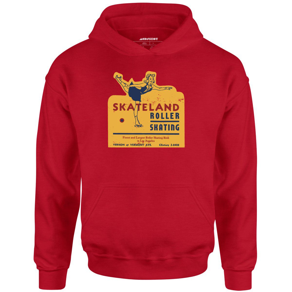 Skateland – Los Angeles, Ca – Vintage Roller Rink – Unisex Hoodie