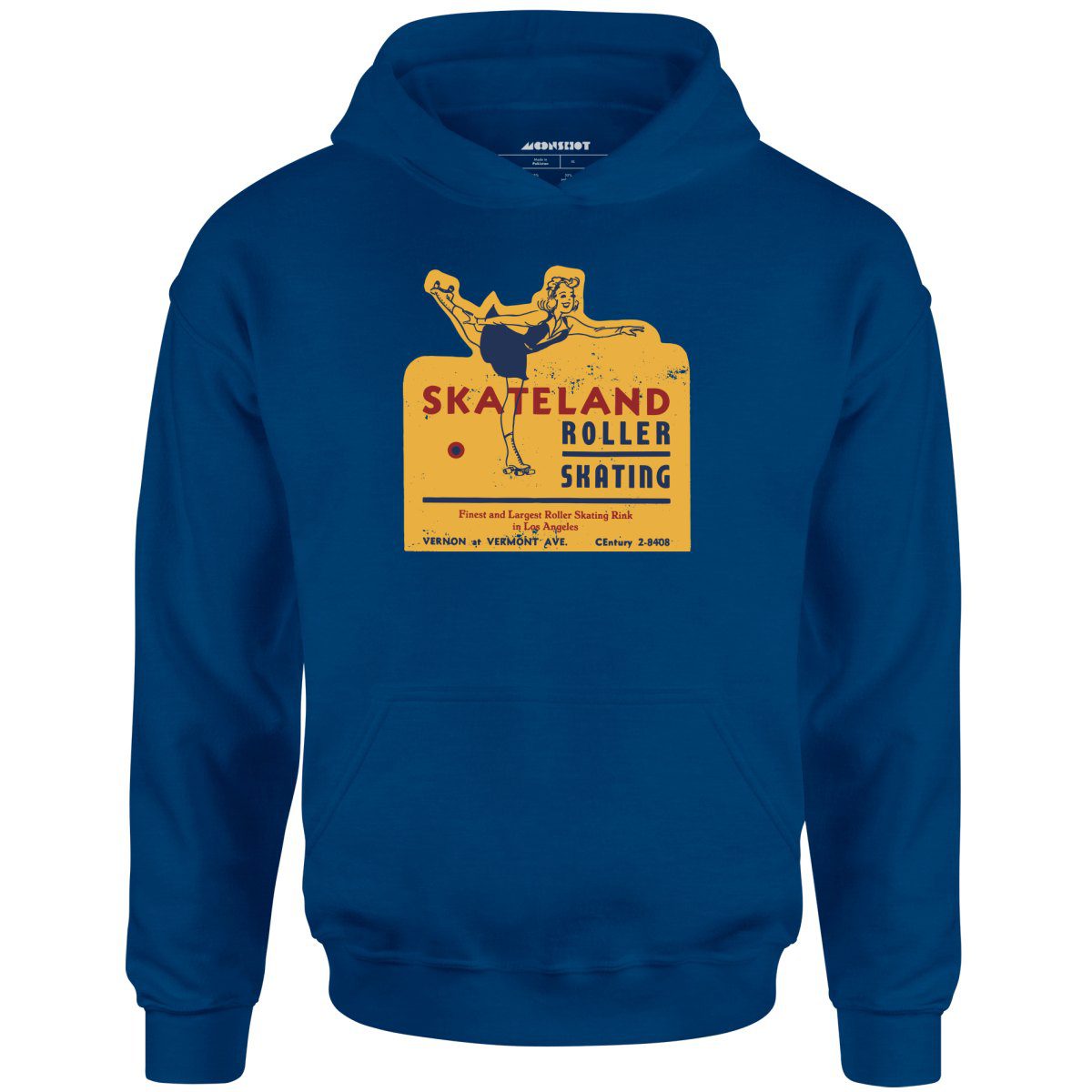 Skateland – Los Angeles, Ca – Vintage Roller Rink – Unisex Hoodie