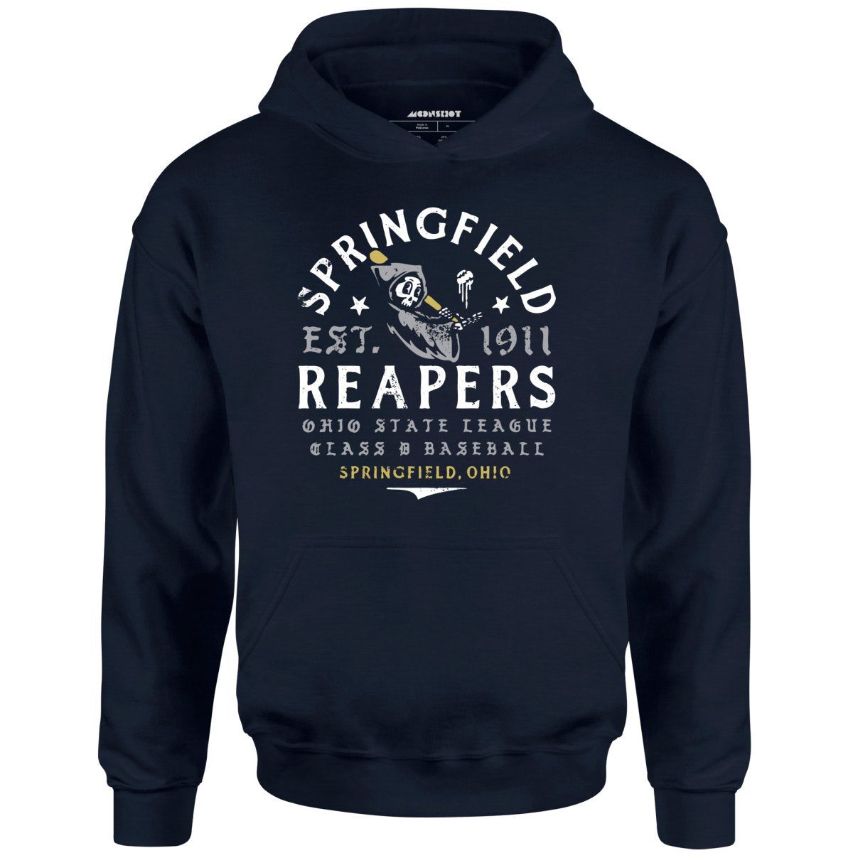 Springfield Reapers – Ohio – Vintage Defunct Baseball Teams – Unisex Hoodie