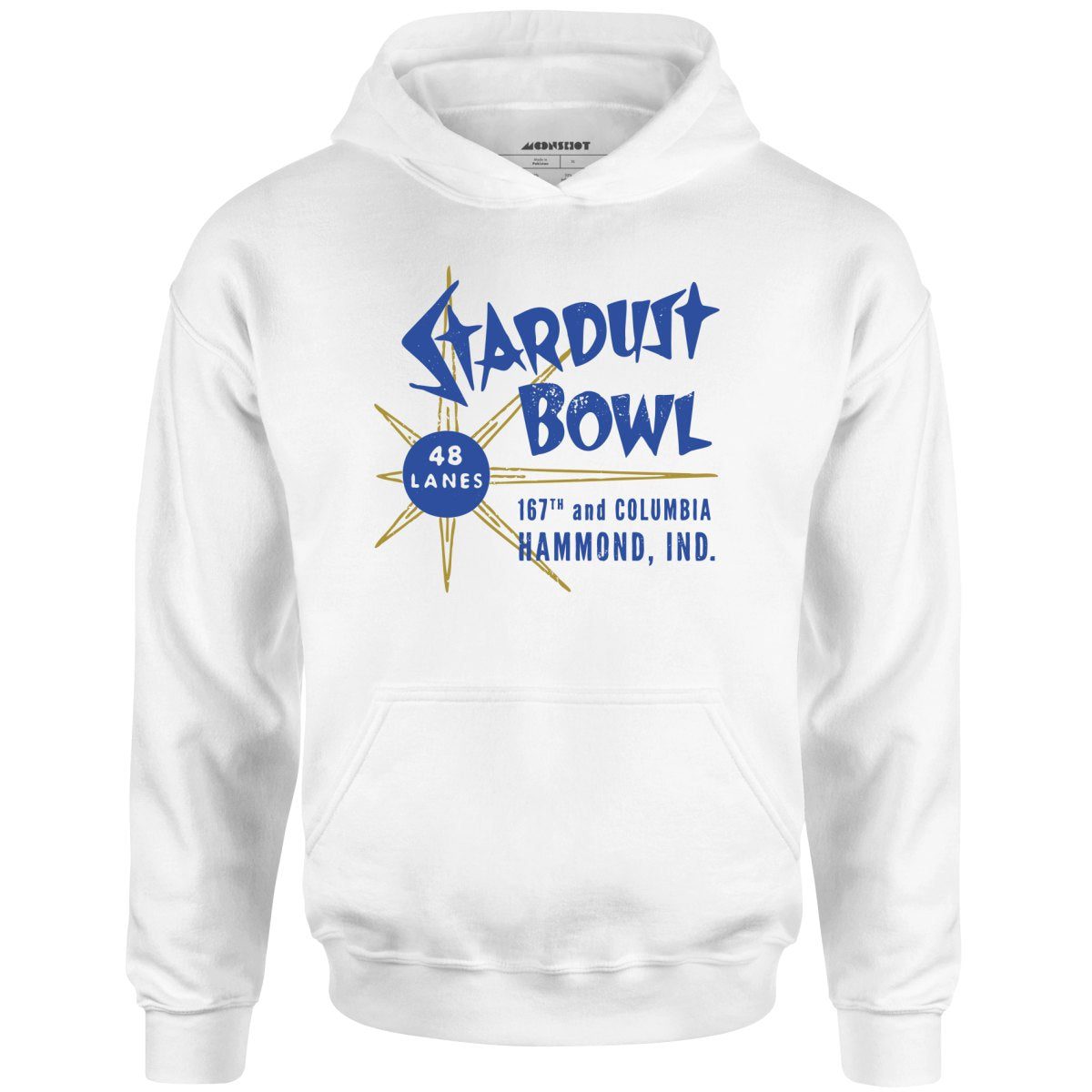 Stardust Bowl – Hammond, In – Vintage Bowling Alley – Unisex Hoodie