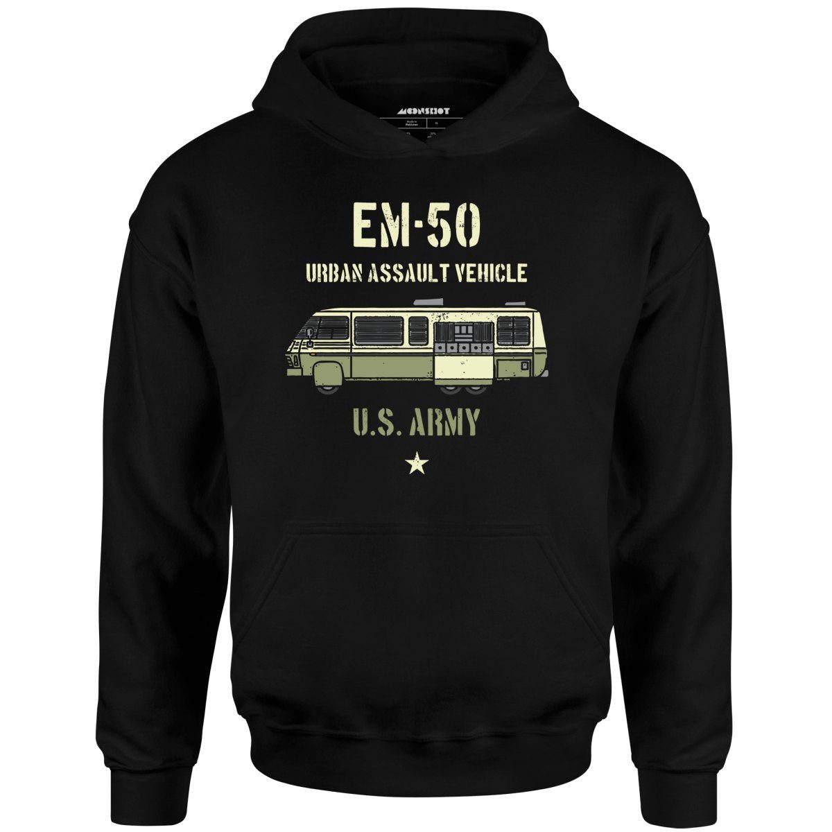 Stripes Em-50 Urban Assault Vehicle – Unisex Hoodie