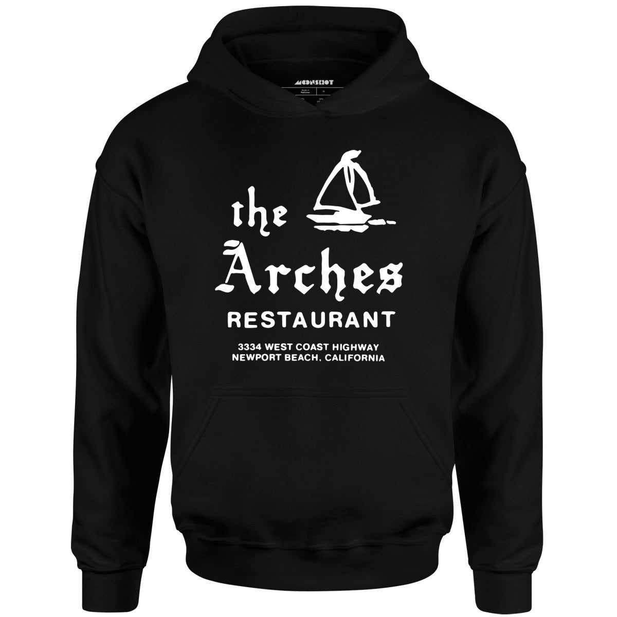 The Arches – Newport Beach, Ca – Vintage Restaurant – Unisex Hoodie