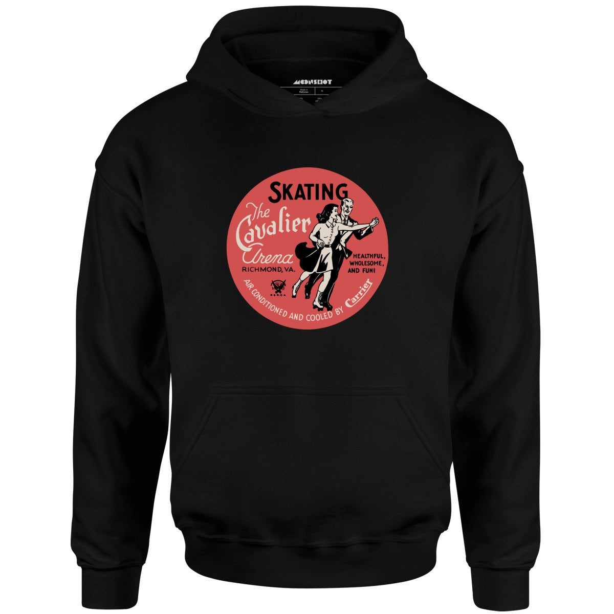 The Cavalier Arena – Richmond, Va – Vintage Roller Rink – Unisex Hoodie