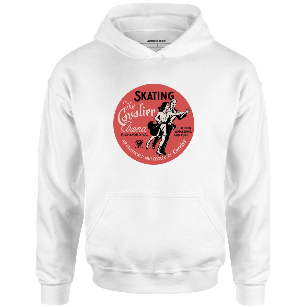 The Cavalier Arena – Richmond, Va – Vintage Roller Rink – Unisex Hoodie