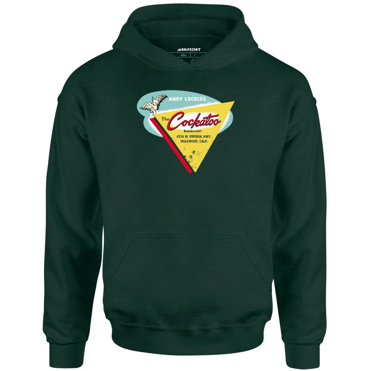 The Cockatoo – Inglewood, Ca – Vintage Restaurant – Unisex Hoodie