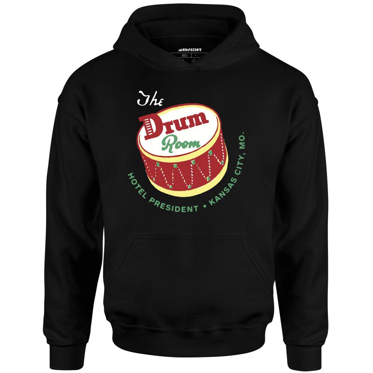 The Drum Room – Kansas City, Mo – Vintage Restaurant – Unisex Hoodie