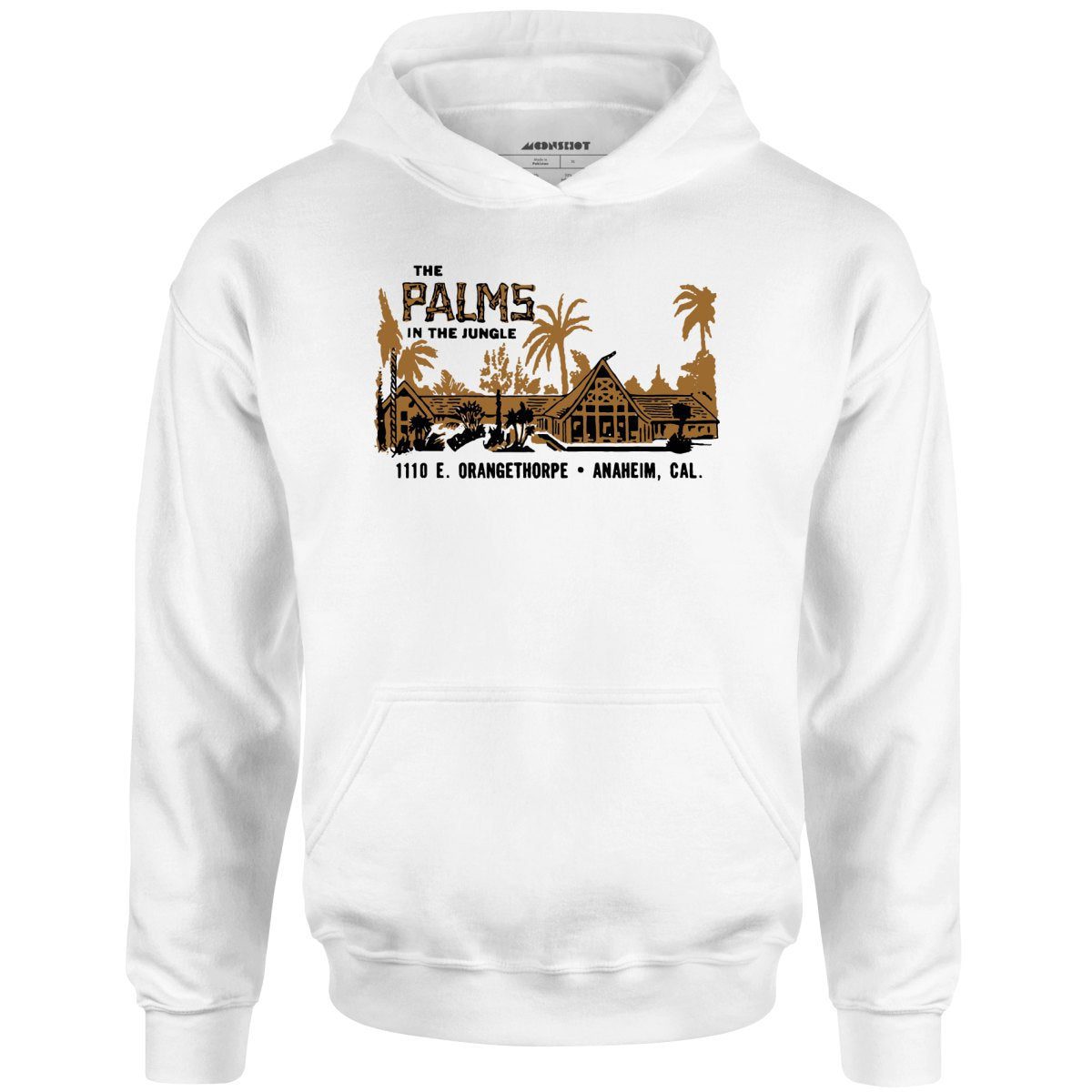 The Palms In The Jungle – Anaheim, Ca – Vintage Restaurant – Unisex Hoodie