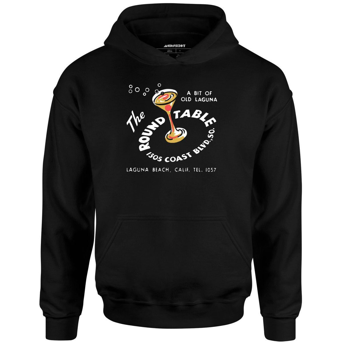 The Round Table – Laguna Beach, Ca – Vintage Restaurant – Unisex Hoodie