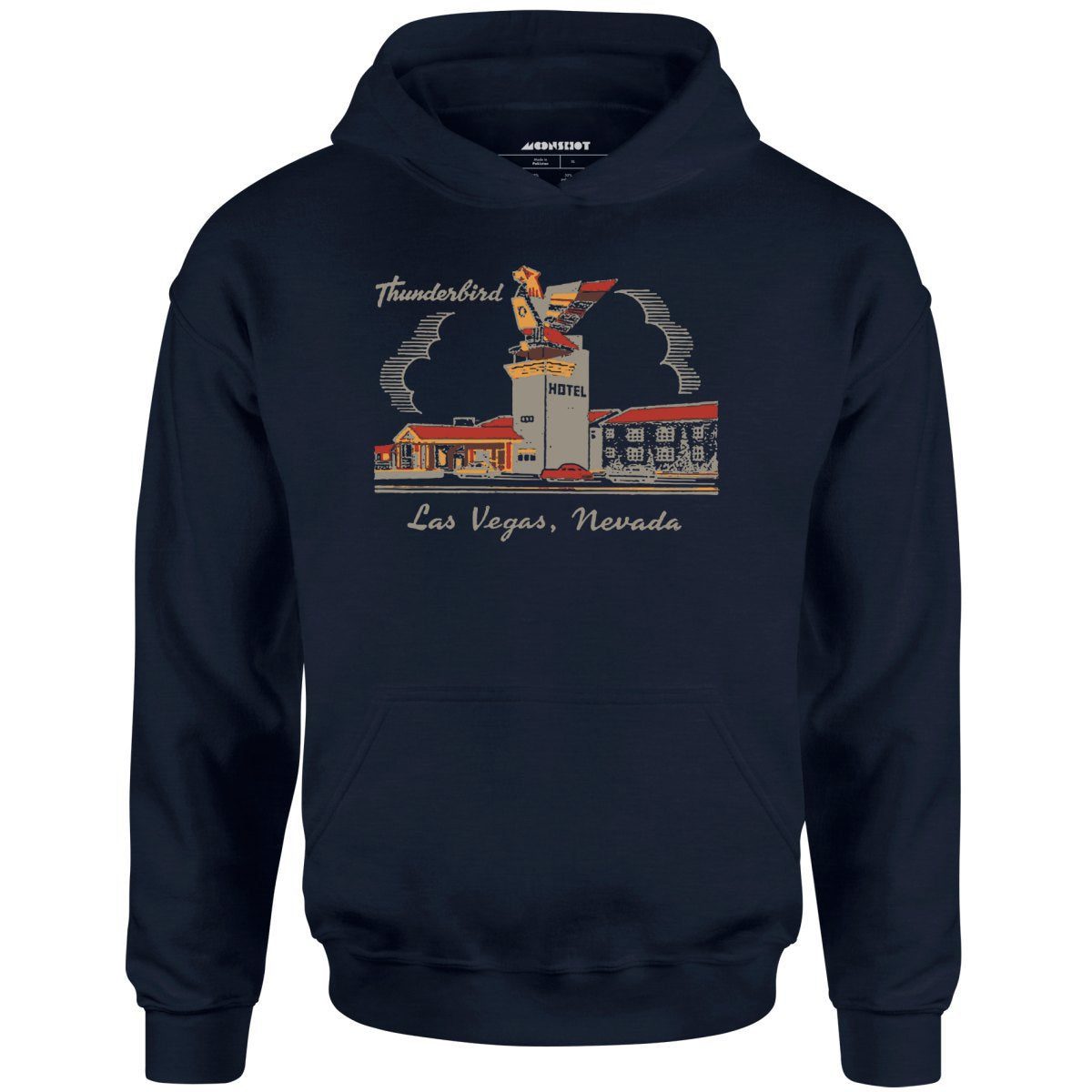 Thunderbird Hotel V2 – Vintage Las Vegas – Unisex Hoodie