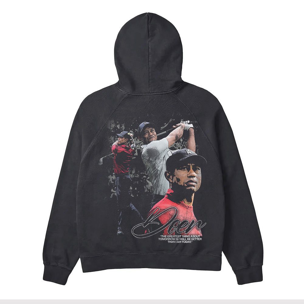 Tiger Woods Black Unisex Hoodie