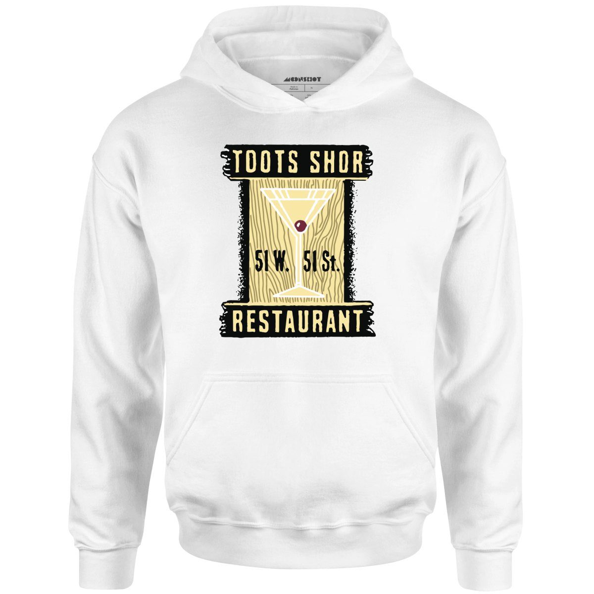 Toots Shor – Manhattan, Ny – Vintage Restaurant – Unisex Hoodie