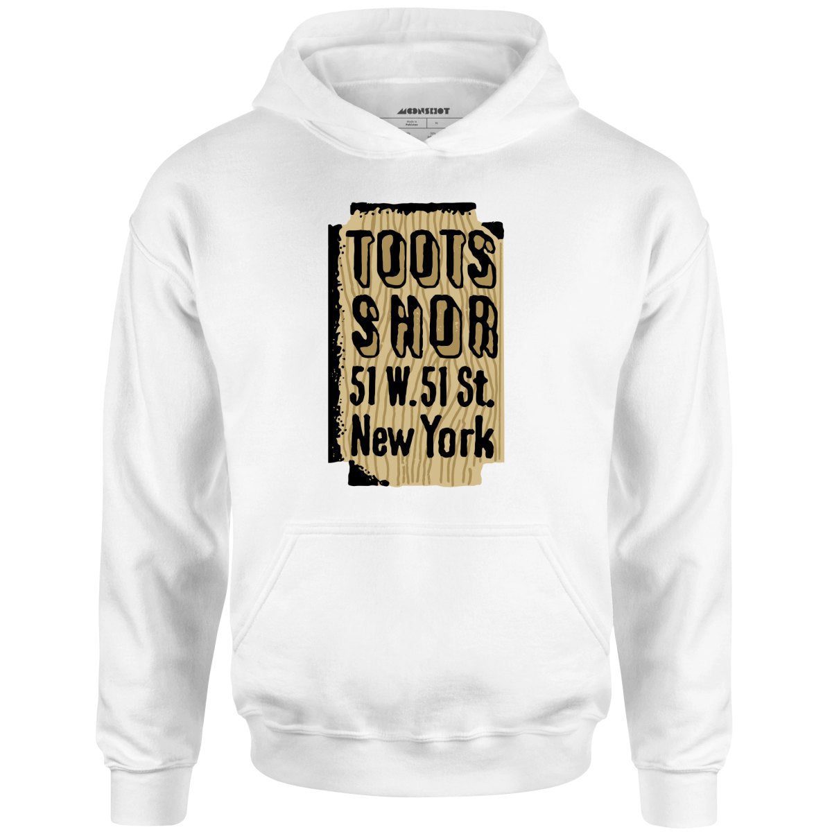 Toots Shor Sign – Manhattan, Ny – Vintage Restaurant – Unisex Hoodie