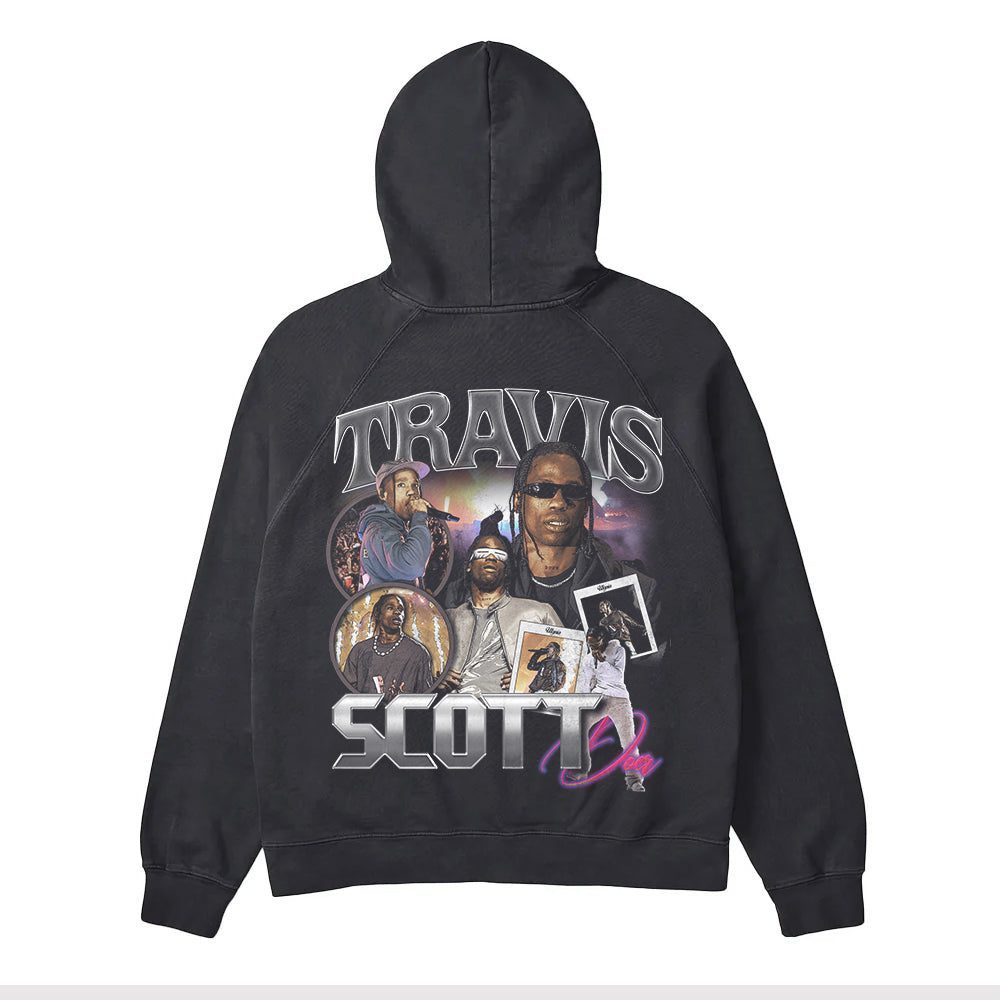 Travis Scoot Black Unisex Hoodie