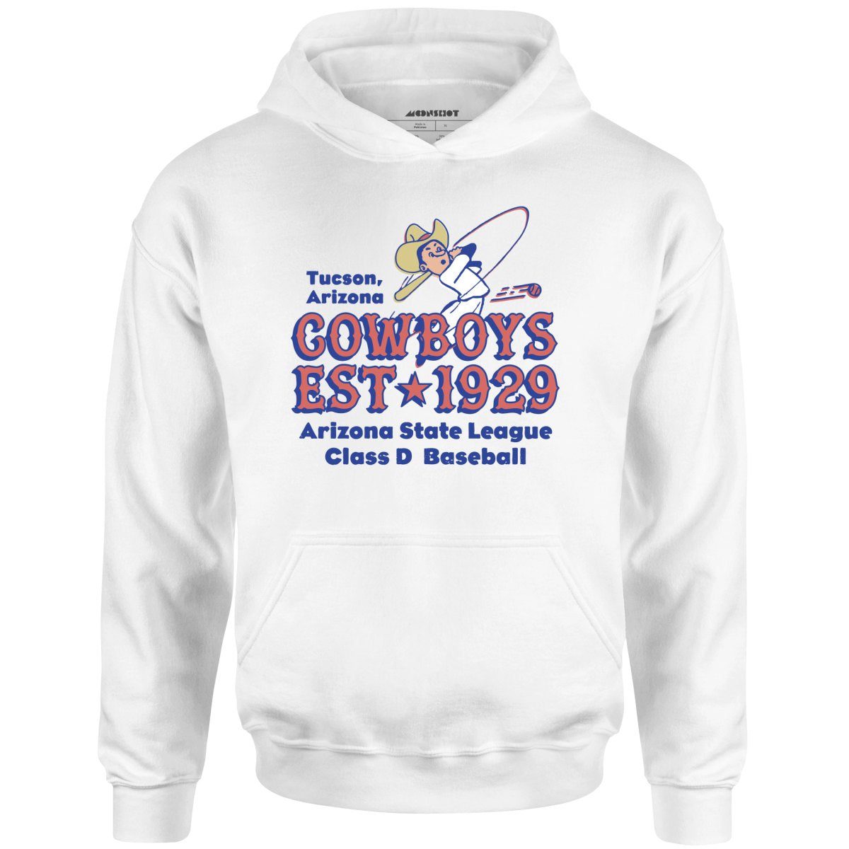 Tucson Cowboys – Arizona – Vintage Defunct Baseball Teams – Unisex Hoodie