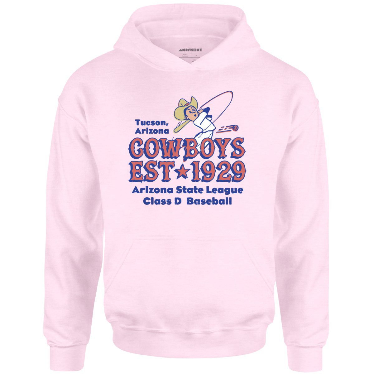 Tucson Cowboys – Arizona – Vintage Defunct Baseball Teams – Unisex Hoodie