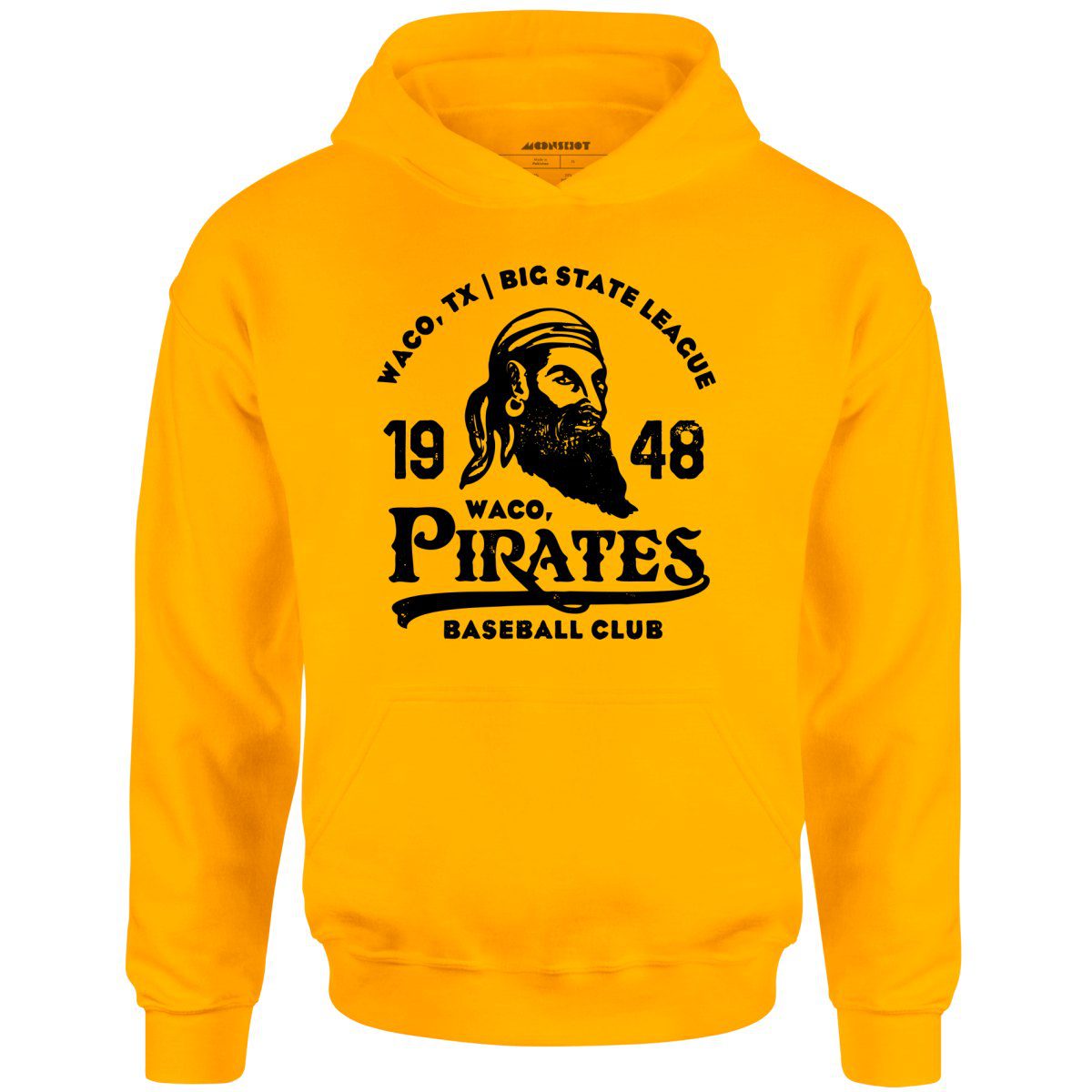 Waco Pirates – Texas – Vintage Defunct Baseball Teams – Unisex Hoodie