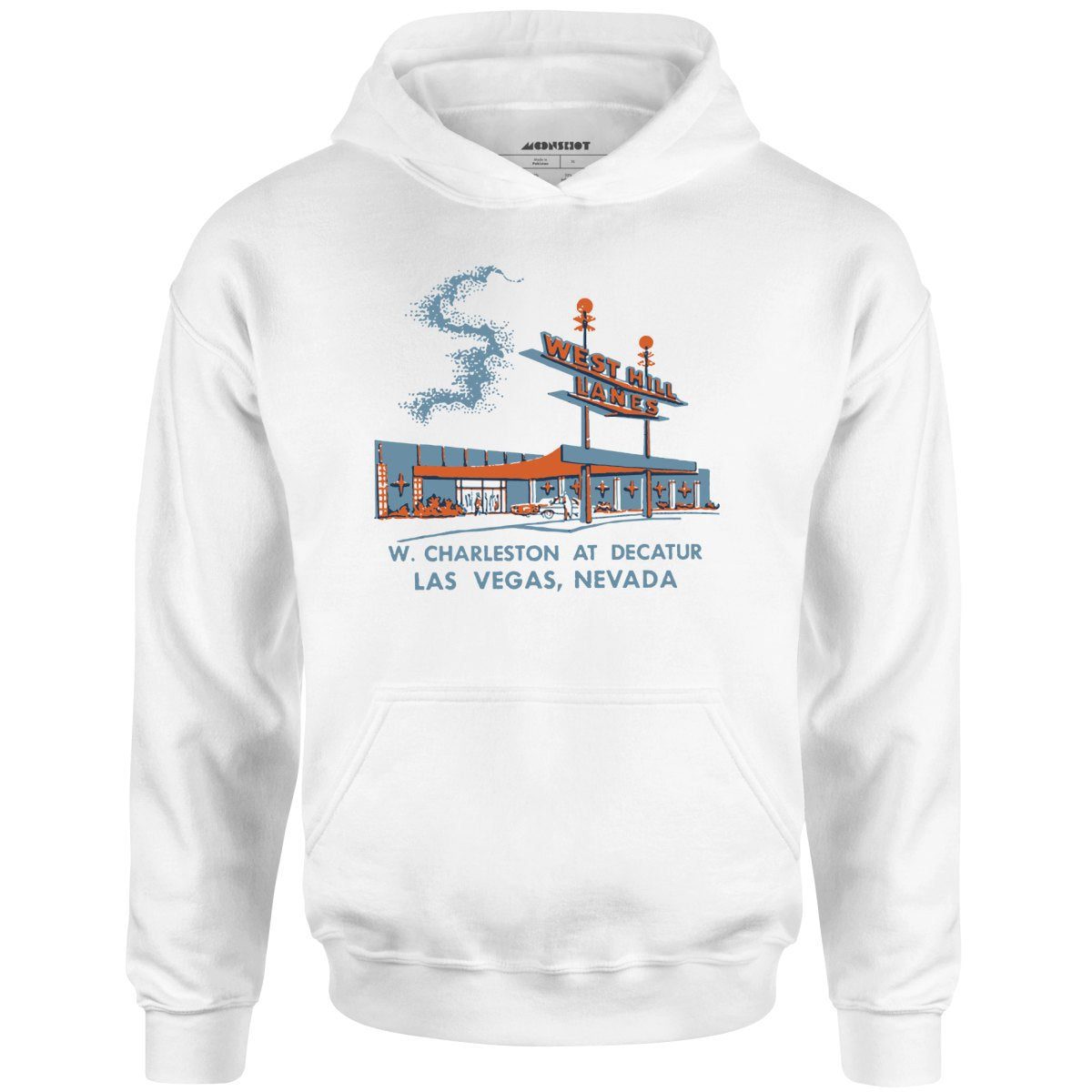 West Hill Lanes – Las Vegas, Nv – Vintage Bowling Alley – Unisex Hoodie