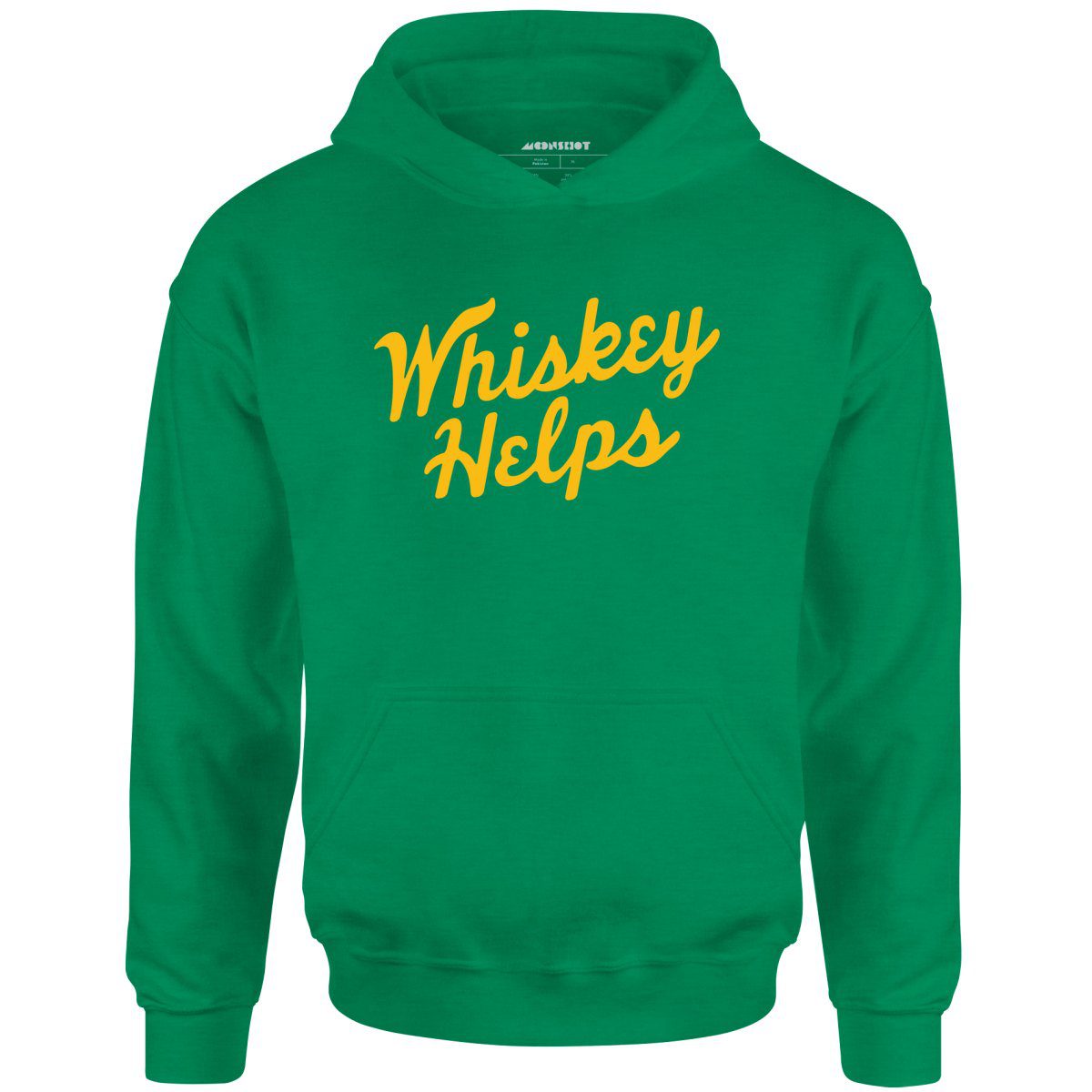 Whiskey Helps – Unisex Hoodie