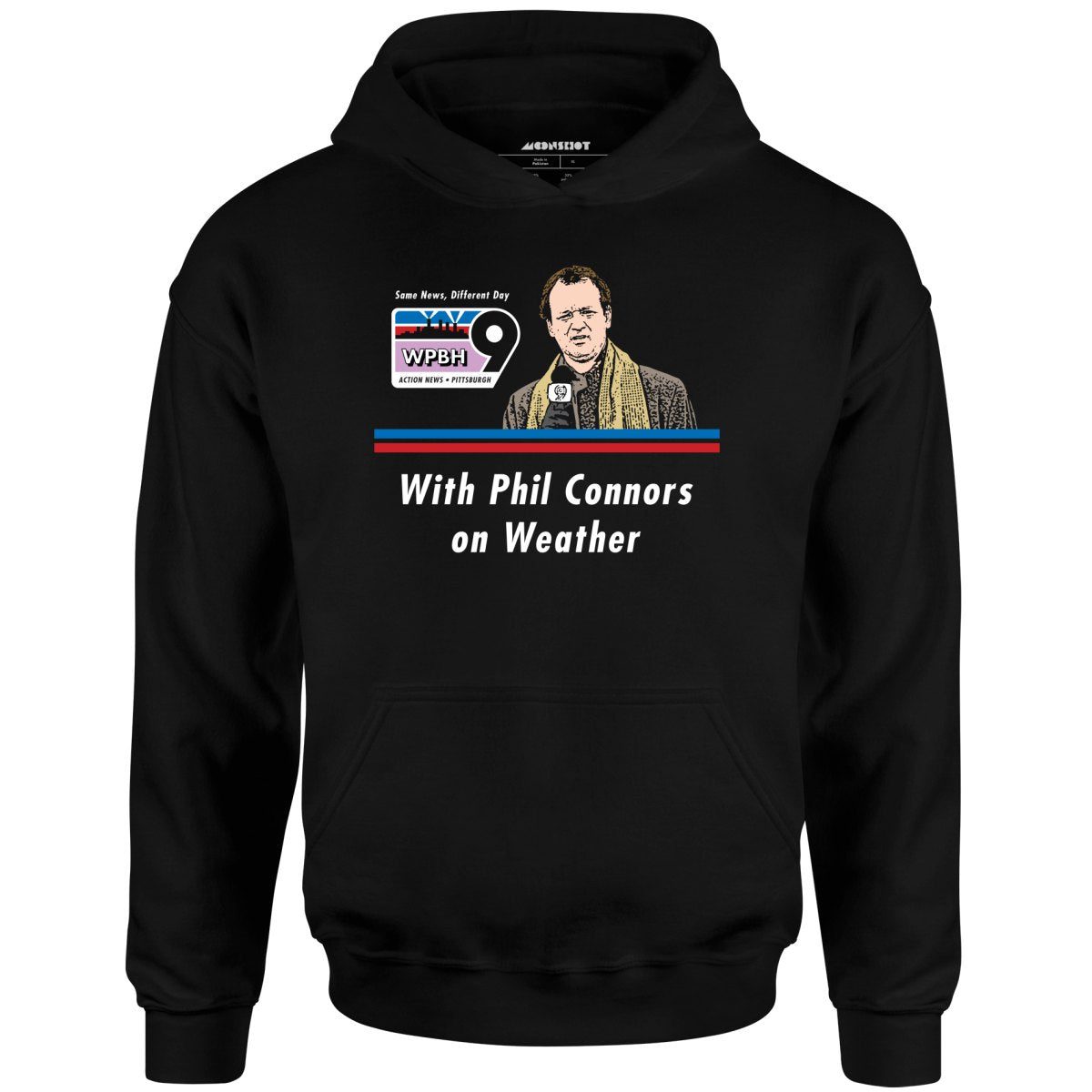 Wpbh News With Phil Connors – Groundhog Day – Unisex Hoodie