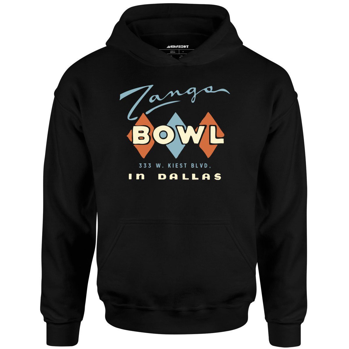 Zangs Bowl – Dallas, Tx – Vintage Bowling Alley – Unisex Hoodie