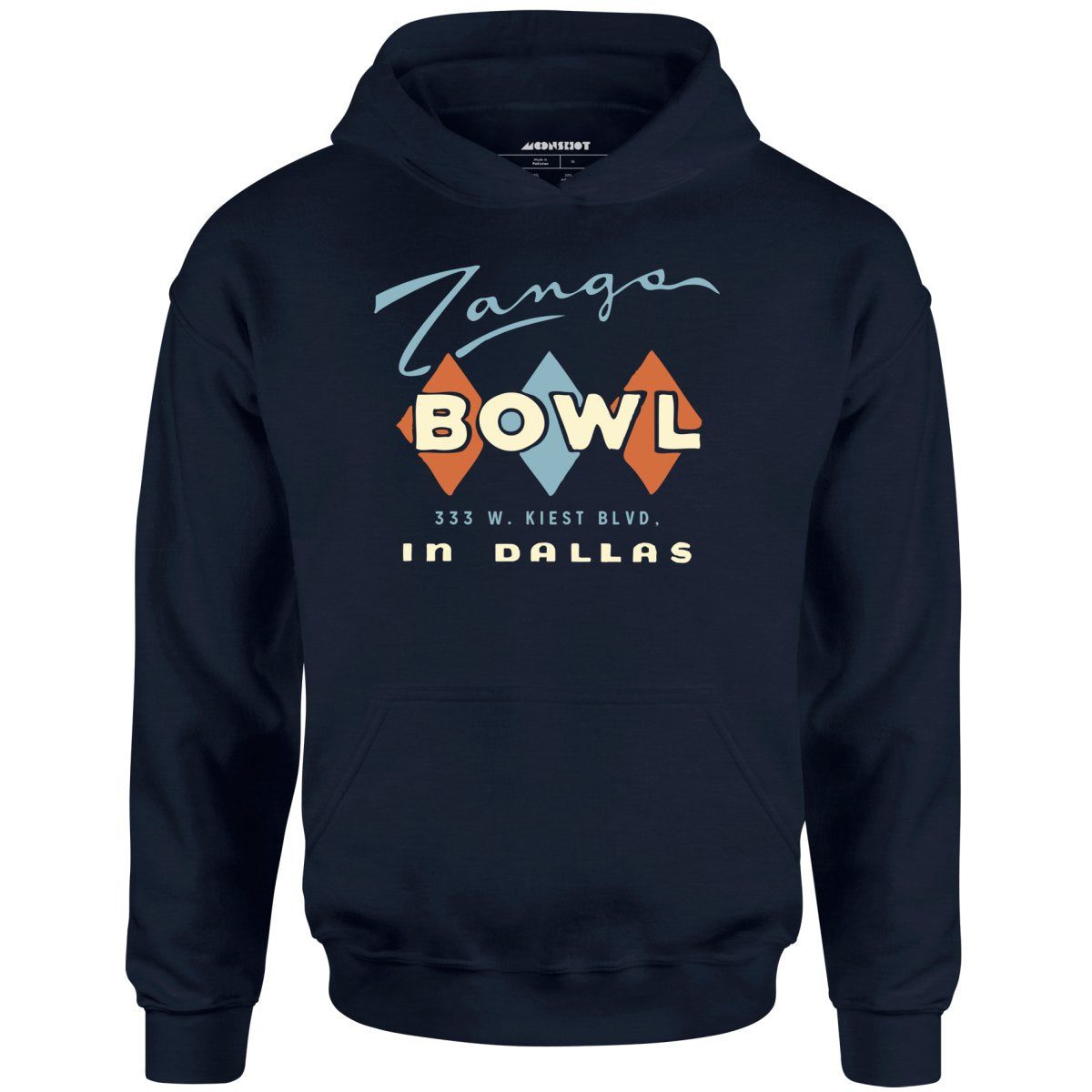 Zangs Bowl – Dallas, Tx – Vintage Bowling Alley – Unisex Hoodie